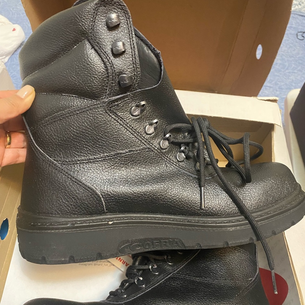 Cofra work asphalt construction Men's Black Leather Boots